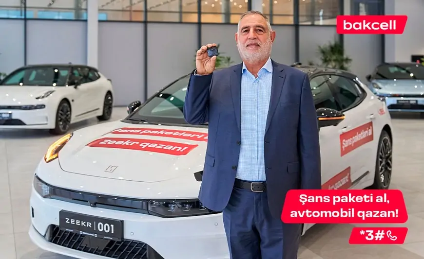 “Bakcell”in lotereyasında 12-ci lüks avtomobil sahibinə təhvil verildi 