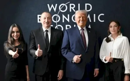 Prezident ailəsinin Trampla FOTOLARI 