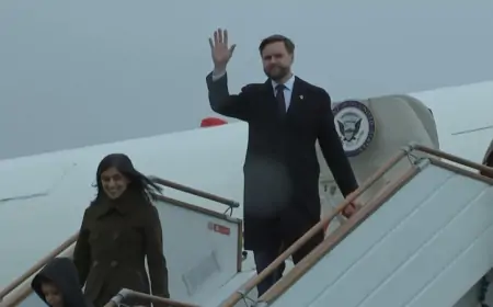 ABŞ-nin vitse-prezidenti Azərbaycana rəsmi səfərə gəldi 