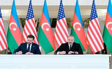 Azərbaycanla ABŞ arasında Strateji Tərəfdaşlıq Xartiyası imzalandı - TAM MƏTN + FOTOLAR