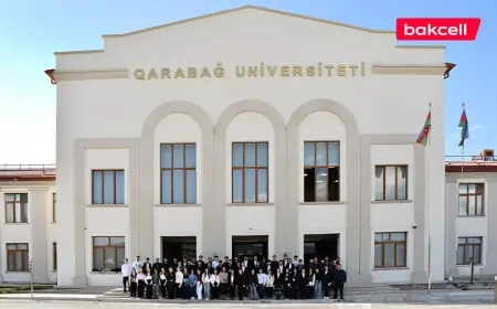 “Bakcell” və Gənclər Fondu Qarabağ Universitetində tələbələrlə görüş keçirib