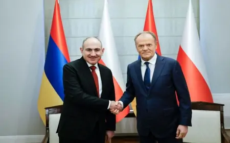 Polşa Baş nazirinin Paşinyanla zarafatı gündəm oldu - VİDEO