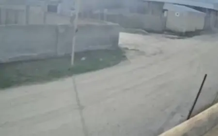 Şamaxı zəlzələdə belə silkələndi - Həmin anın VİDEOSU