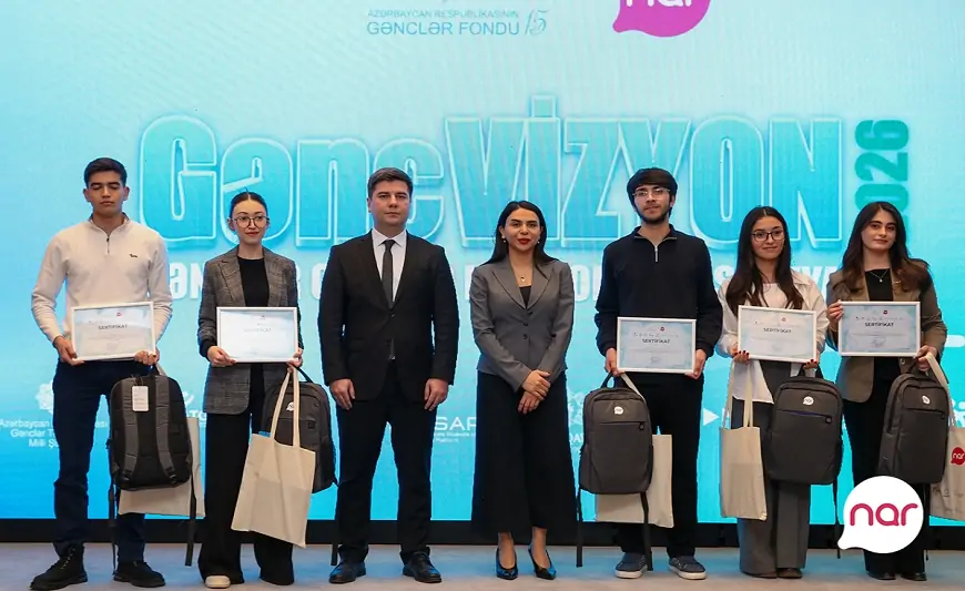 “Nar”ın tərəfdaşlığı ilə “GəncVİZYON” ideyatonu uğurla başa çatıb 