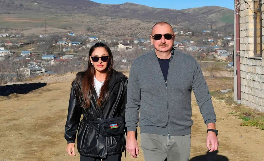 Prezidentlə birinci xanım Xocalıya gedib 