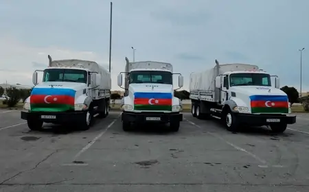 Azərbaycan İrana humanitar yardım göndərdi - VİDEO