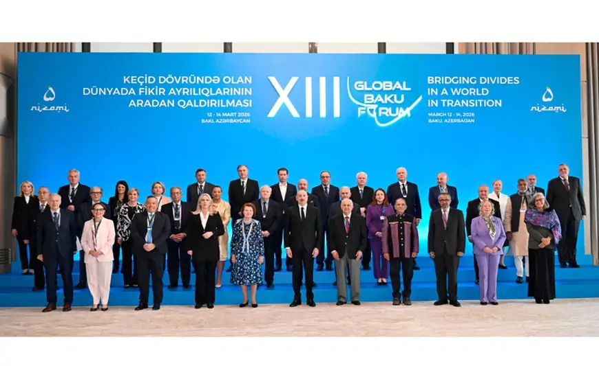 İlham Əliyev XIII Qlobal Bakı Forumunda çıxış etdi - FOTO