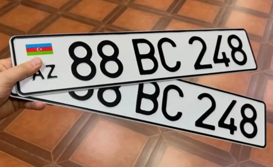 Bakıda maşınlara “88”lə başlayan yeni nömrələr verilir  