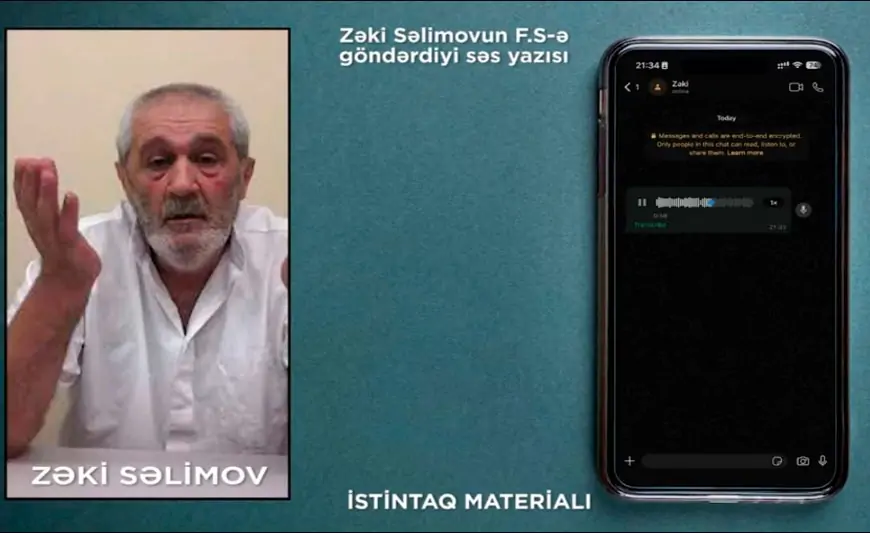 "Bizə "yuxarıdan" göstəriş verilib" -  Şantajçının telefonundakı SƏSYAZISI