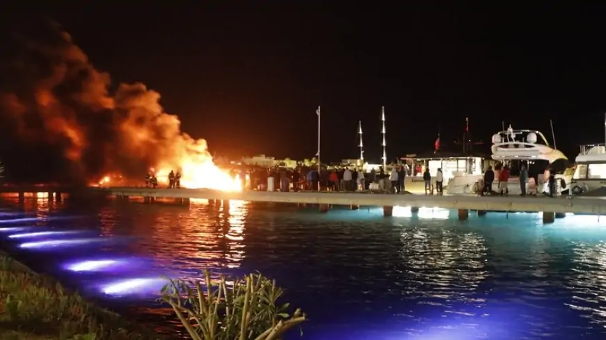 Anar Əlizadənin Bodrumdakı lüks yaxtaları yandı 