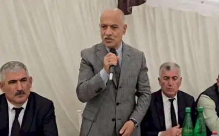 Masallının icra başçısı yas məclisində şeir dedi - VİDEO 