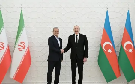 İlham Əliyev Pezeşkianı təbrik etdi - Atəşkəsə görə