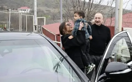 Prezident həmin uşağın ailəsinə "Kamaz" hədiyyə etdi - VİDEO