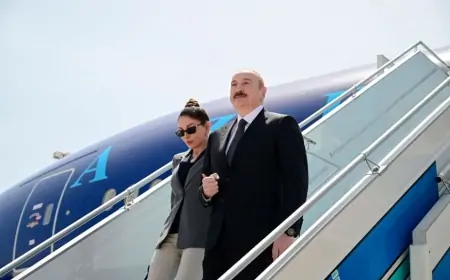 Prezidentlə xanımı Türkiyədə səfərdədir - FOTOLAR