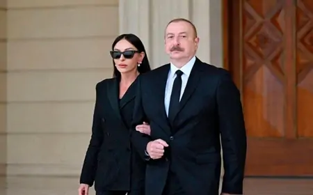 Prezidentlə xanımı Diplomatiya Forumunun açılış mərasimindədir 