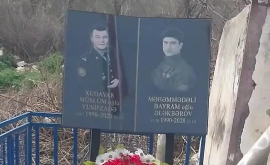 Şəhid Xudayar vurulduqdan sonra torpağa BU SÖZLƏRİ YAZIB 