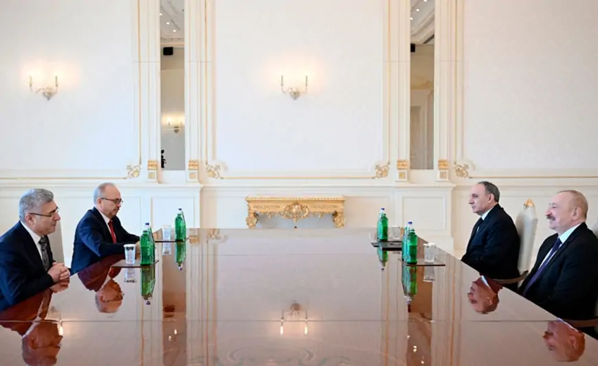 İlham Əliyev Muhsin Şentürkü qəbul etdi – FOTOLAR