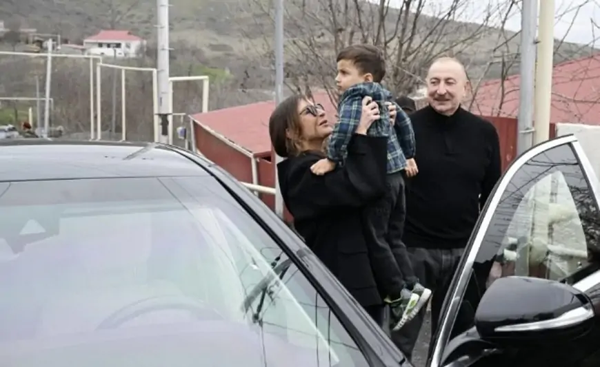 Prezident həmin uşağın ailəsinə "Kamaz" hədiyyə etdi - VİDEO