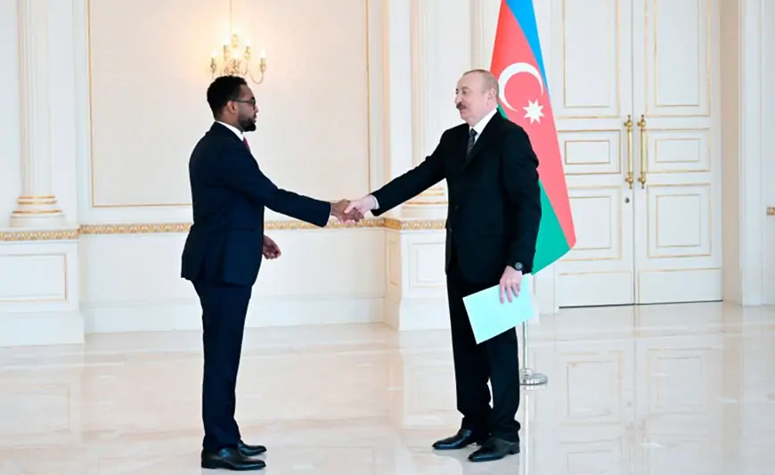 Prezident bu ölkələrin yeni səfirlərini qəbul etdi - FOTOLAR