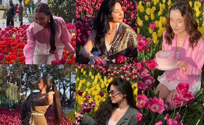 Bulvarda gülləri əzənlər məşhur bloqerlər imiş - ADLAR