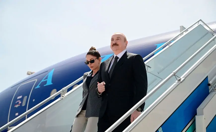 Prezidentlə xanımı Türkiyədə səfərdədir - FOTOLAR