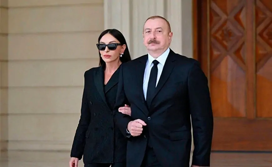 Prezidentlə xanımı Diplomatiya Forumunun açılış mərasimindədir 