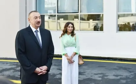 Prezidentlə xanımı Cəbrayıla getdi 