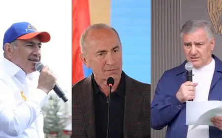 Paşinyan, Köçəryan və Karapetyanın reytinqi açıqlandı - Kim öndədir?