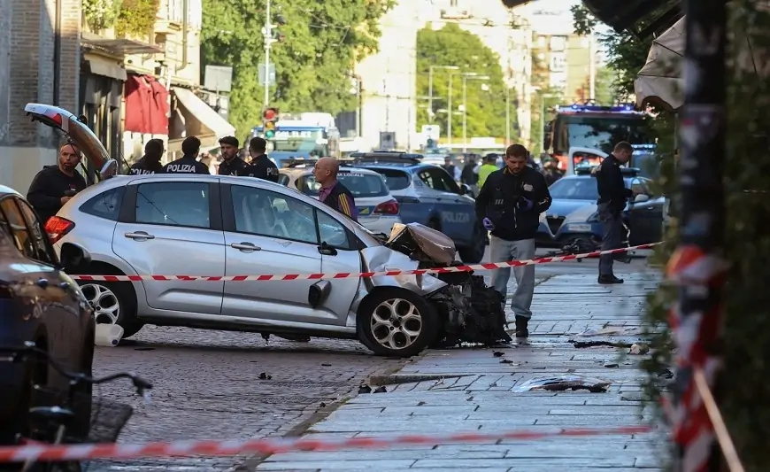 Maşını adamların üzərinə sürdü, 10 yaralı var - BU ÖLKƏDƏ