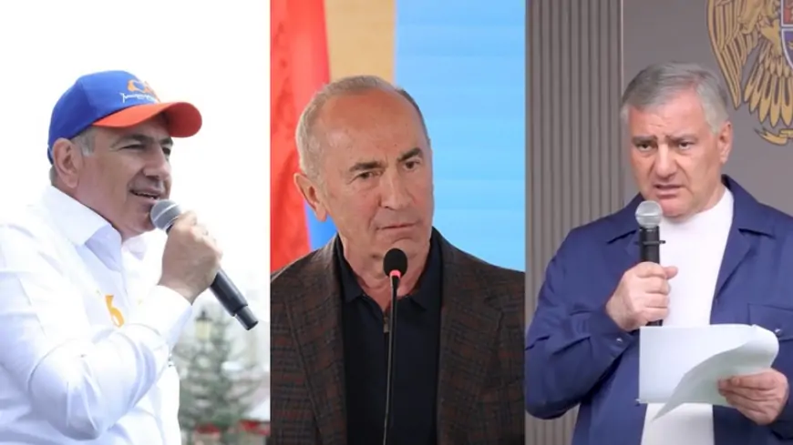 Paşinyan, Köçəryan və Karapetyanın reytinqi açıqlandı - Kim öndədir?