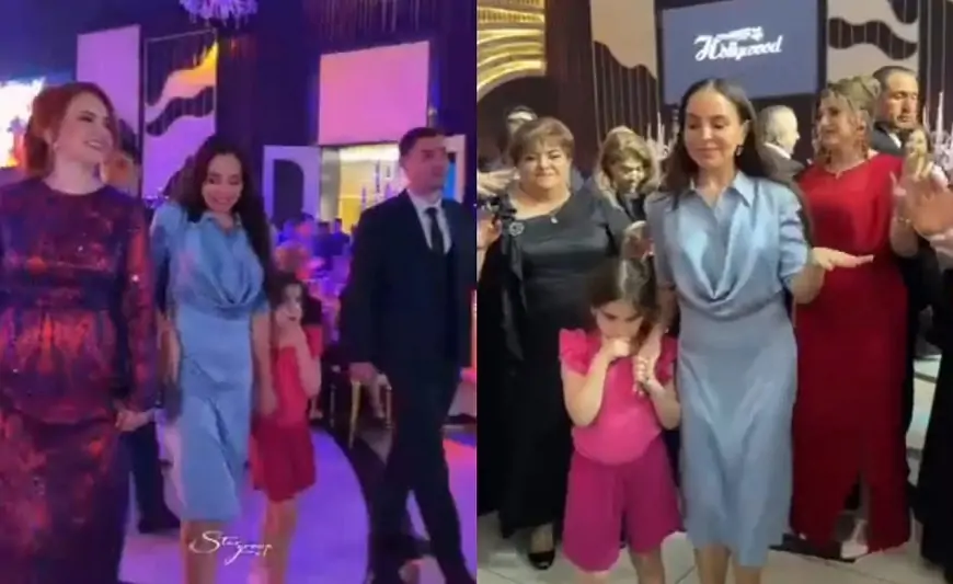 Leyla Əliyeva toyda belə rəqs etdi - VİDEO