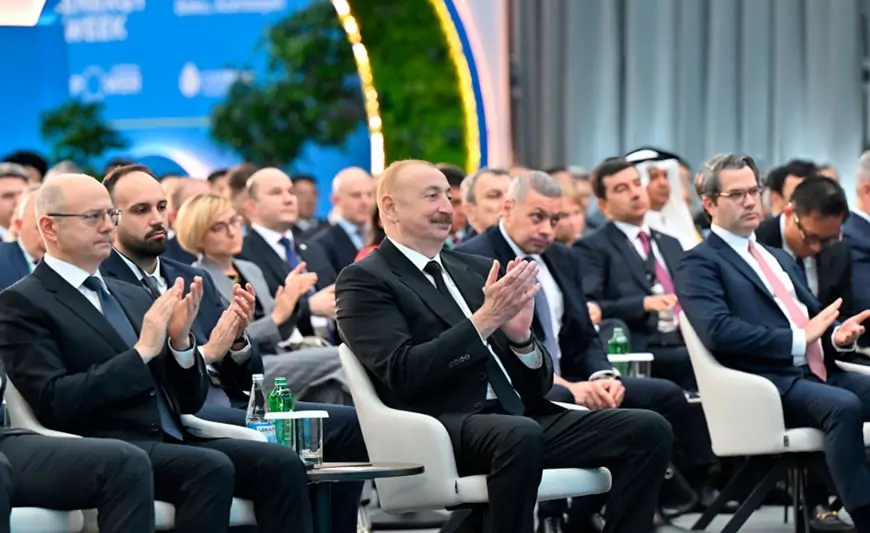 Prezident “Baku Energy Forum”da çıxış etdi - FOTOLAR