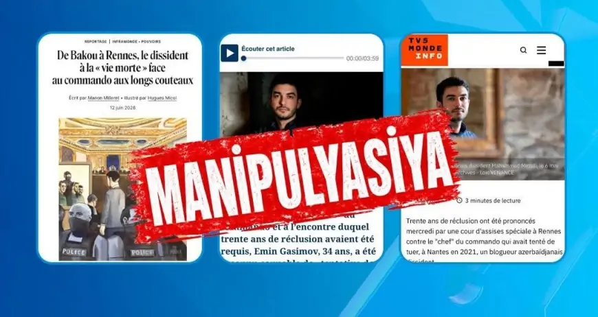 MEDİA-dan Fransa KİV-lərinin Azərbaycana qarşı qarayaxma kampaniyasına reaksiya 