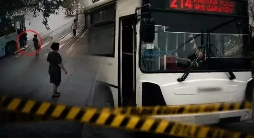 Yaşlı qadının üstündən keçən avtobus sürücüsünün KİMLİYİ BİLİNDİ 