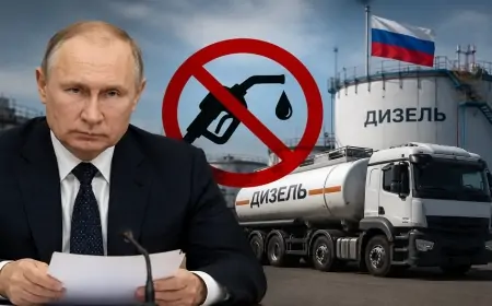 Putindən kritik qərar, dizel ixracı dayandırldı - Rusiya böhrana təslim olur