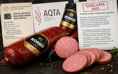 "Rosko" kolbasaları ilə bağlı MÜƏMMA - Açıq reyestr və AQTA sənədlərində nə yazılıb?