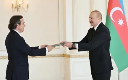 Prezident yeni səfiri qəbul etdi
