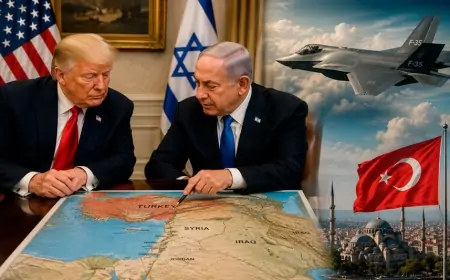 Tramp-Netanyahu görüşündə Türkiyəyə görə GƏRGİNLİK - O xəritə nədir?