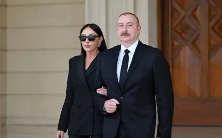 Prezidentlə xanımının şərəfinə dövlət ziyafəti verildi 