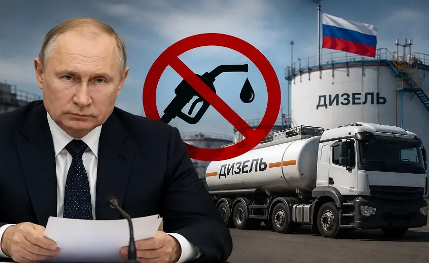 Putindən kritik qərar, dizel ixracı dayandırldı - Rusiya böhrana təslim olur