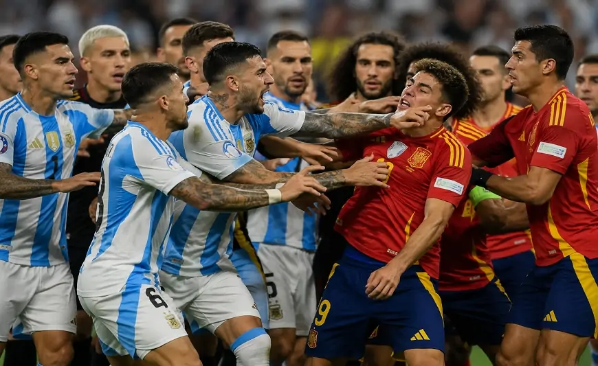 İspanları döyən Argentina futbolçuları cəzalandırılacaq - FİFA-da araşdırma