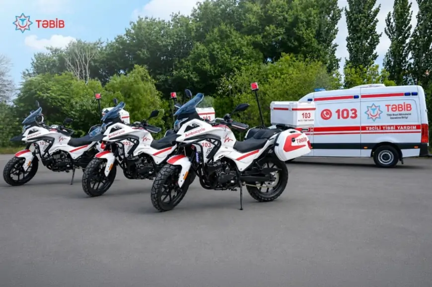 Bakıda təcili yardım motosikletə keçir - TƏBİB-dən YENİLİK
