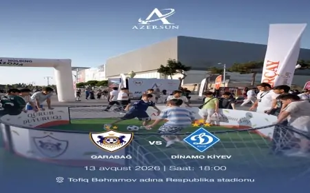 “Qarabağ”- “Dinamo Kiyev” oyunundan əvvəl fan zona təşkil olunacaq 