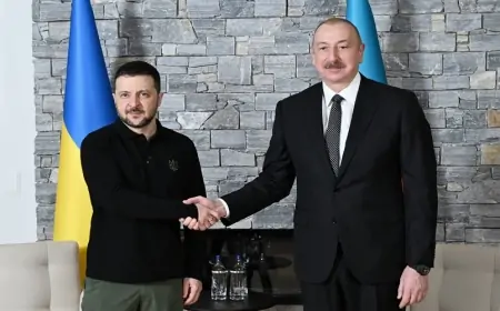 Əliyev Zelenskini təbrik etdi 