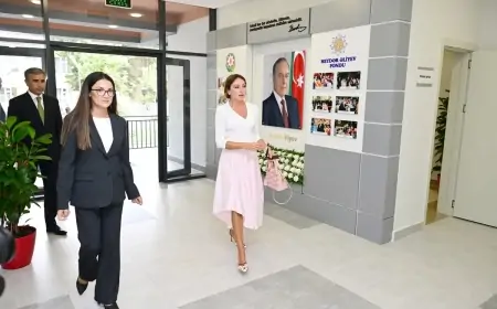 Mehriban Əliyeva Bakıda yeni körpələr evi-uşaq bağçasının açılışında iştirak edib 