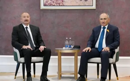 Prezident İlham Əliyevlə Nikol Paşinyan arasında görüş keçirilir 