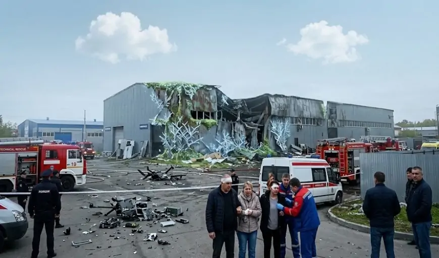 Moskvaya kütləvi PUA hücumu: Ölən və yaralananlar var - ANBAR YANDI
