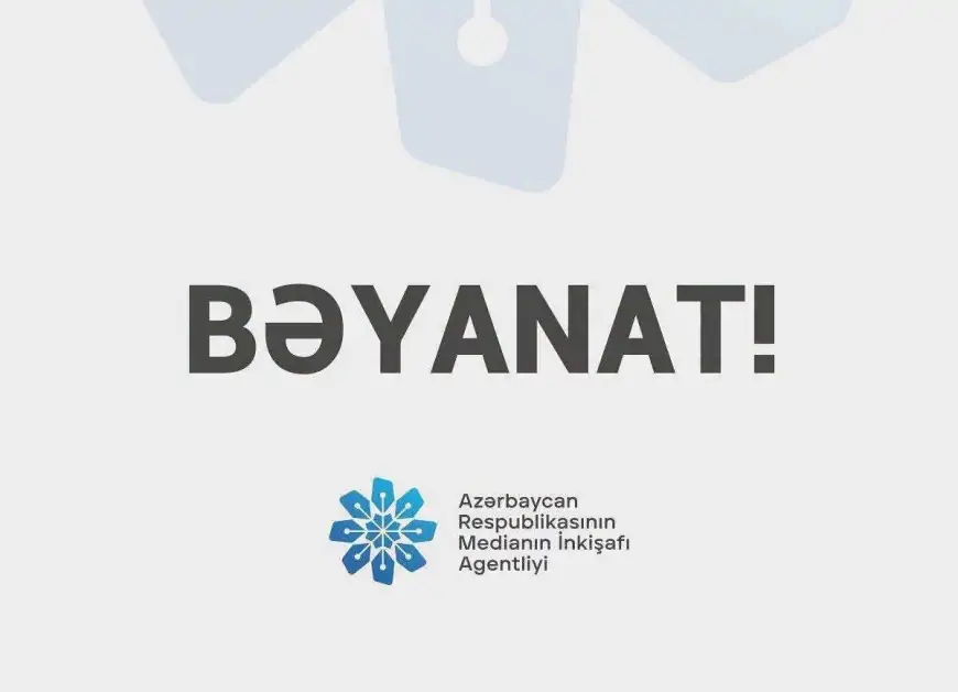 MEDİA Bəyanat yaydı 