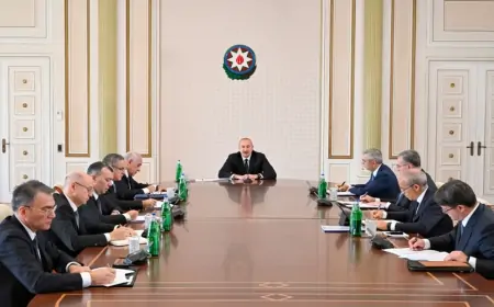Prezident müşavirə keçirdi - FOTOLAR