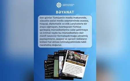 Media və Yayım Şurası Bəyanat yaydı - "Son günlər Türkiyə mediasında..."